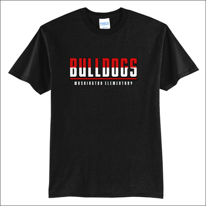 Washington Bulldogs Staff CA 50/50 Short Sleeve T-shirt