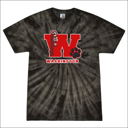 Washington Bulldogs Staff CA Tie-Dye T-shirt - Design A