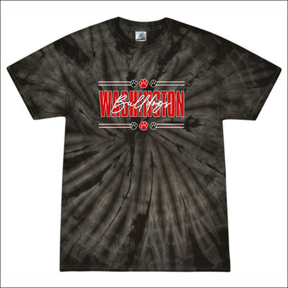 Washington Bulldogs Staff CA Tie-Dye T-shirt - Design B