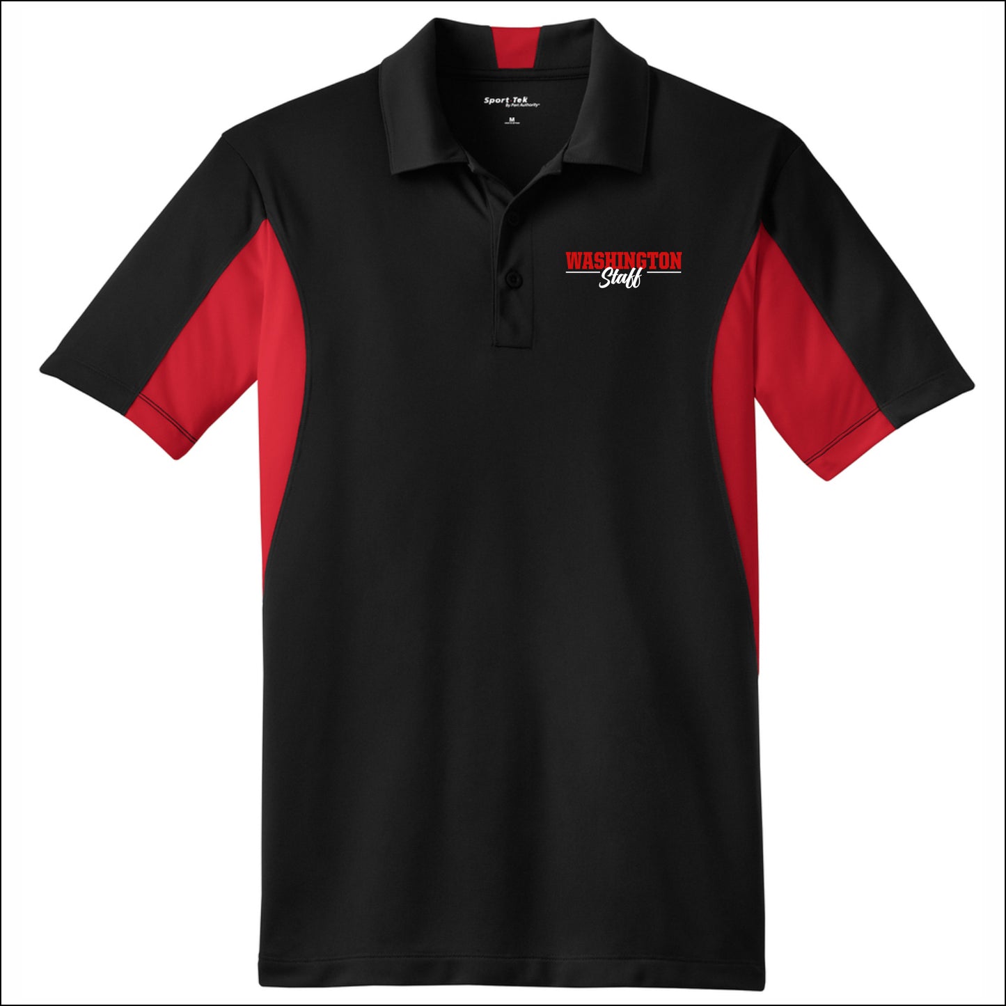 Washington Bulldogs Staff CA Performance Side Blocked Polo