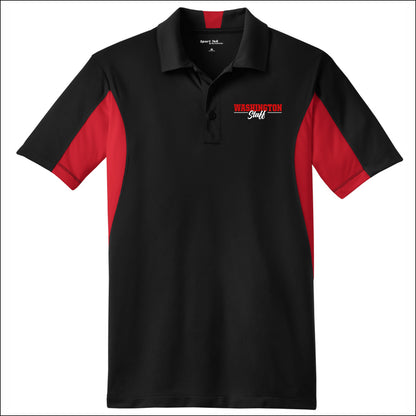 Washington Bulldogs Staff CA Performance Side Blocked Polo