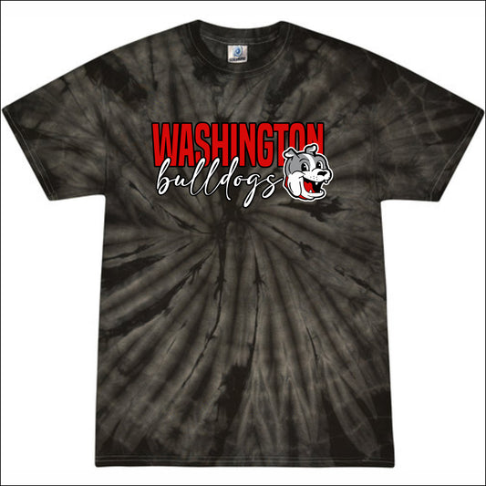 Washington Bulldogs Staff CA Tie-Dye T-shirt