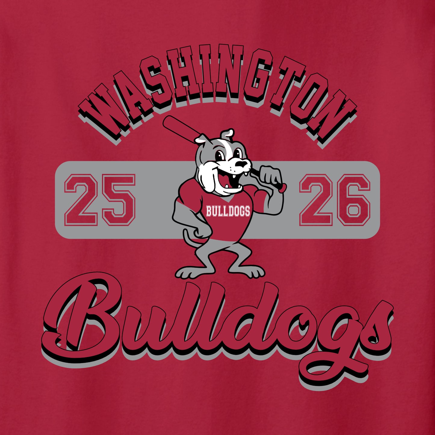 Washington Elem CA Hooded Sweatshirt - Design B