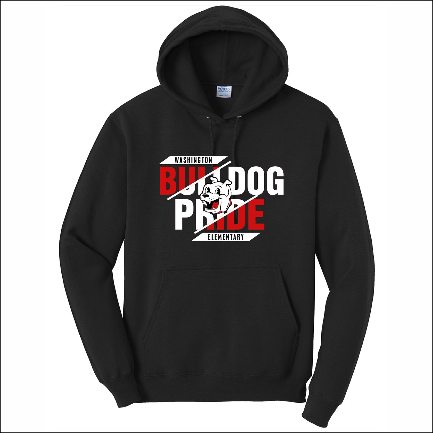 Washington Elem CA Hooded Sweatshirt - Design C