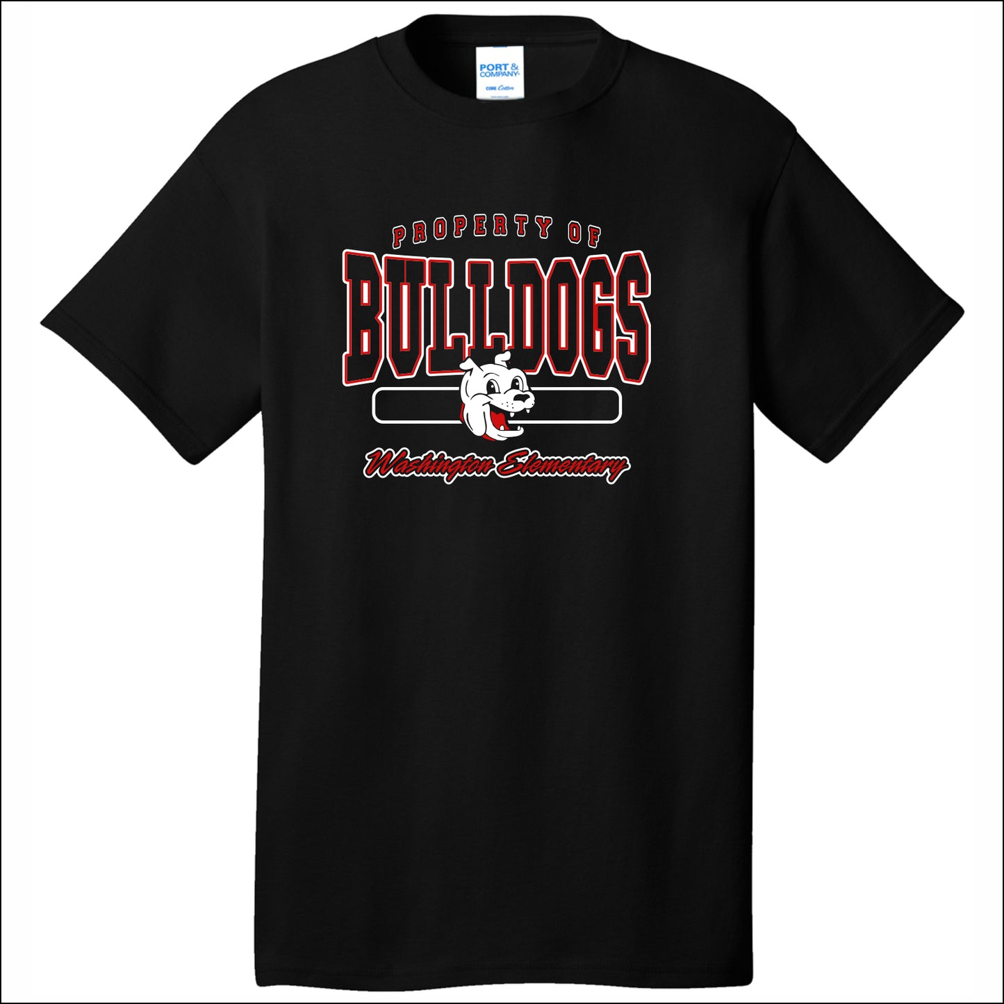 Washington Elem CA Short Sleeve T-shirt - Design A