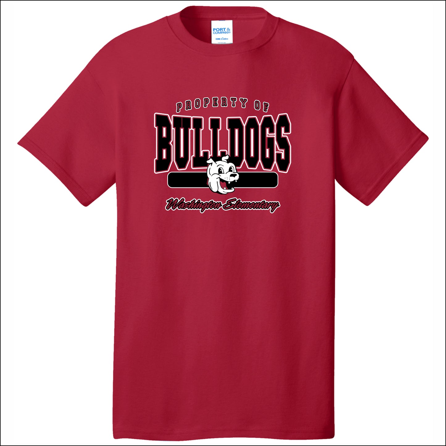 Washington Elem CA Short Sleeve T-shirt - Design A