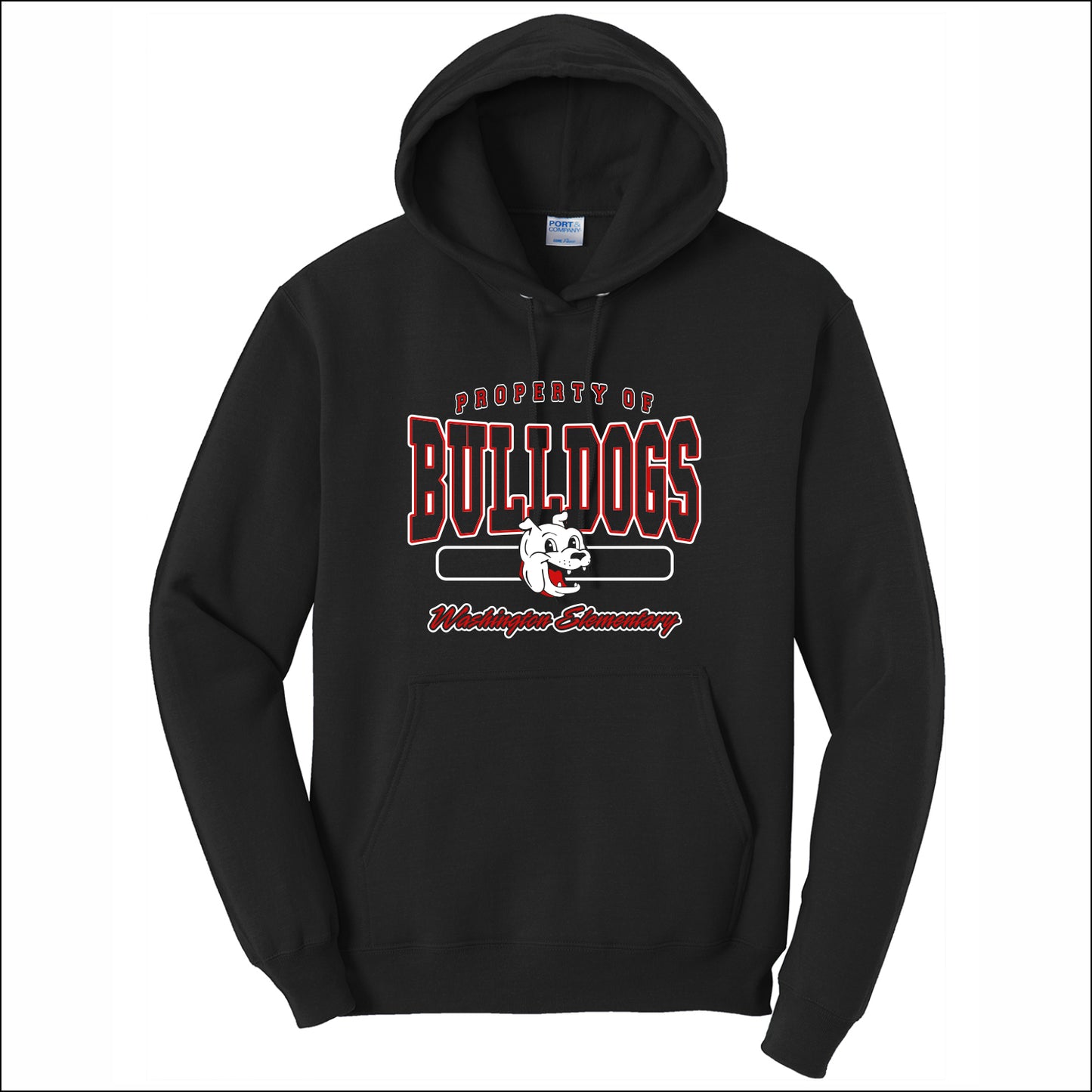 Washington Elem CA Hooded Sweatshirt - Design A