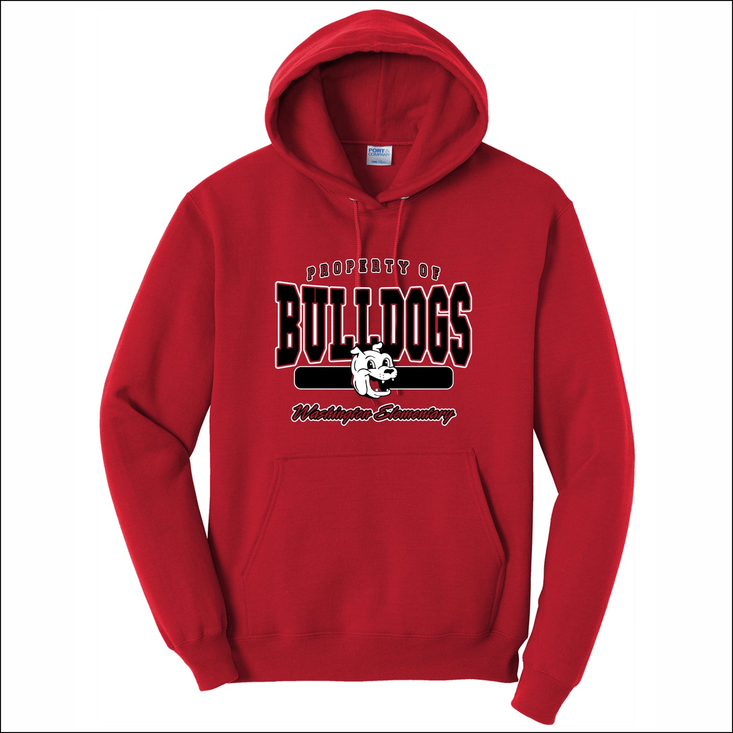 Washington Elem CA Hooded Sweatshirt - Design A