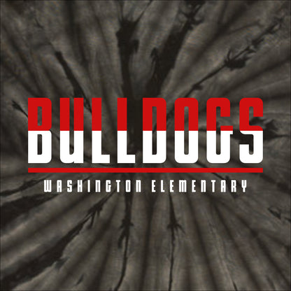 Washington Bulldogs Staff CA Tie-Dye T-shirt