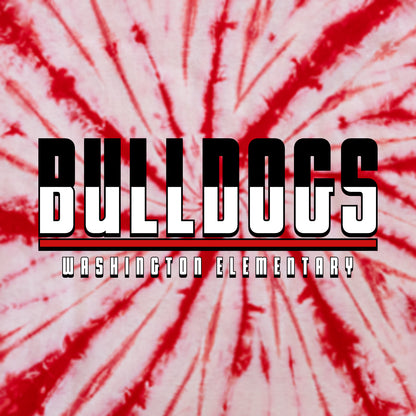 Washington Bulldogs Staff CA Tie-Dye T-shirt