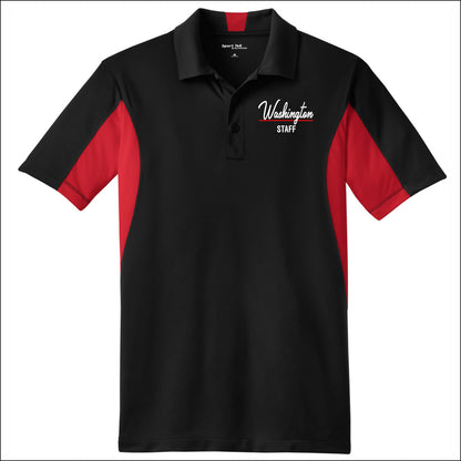 Washington Bulldogs Staff CA Performance Side Blocked Polo