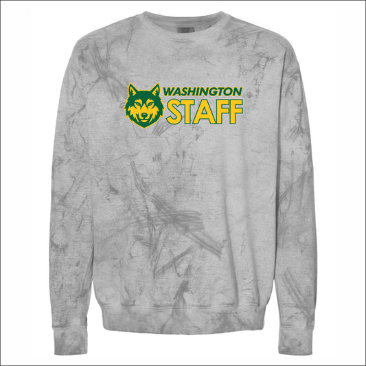 Washington Wolves Staff Color Blast Crewneck Sweatshirt