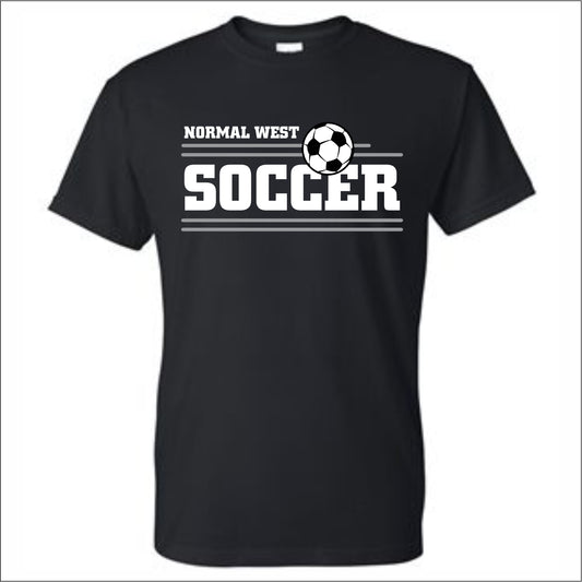 NCWHS Girls Soccer Short Sleeve T-shirt - Des. E