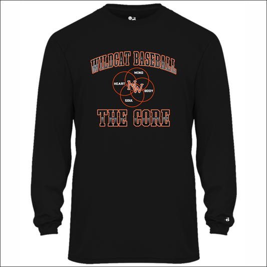 NCWHS Baseball B-Core Long Sleeve T-Shirt