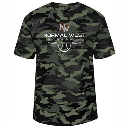 NCWHS Baseball Camo Print Performance T-shirt