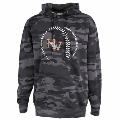 NCWHS Baseball Camo Hoodie