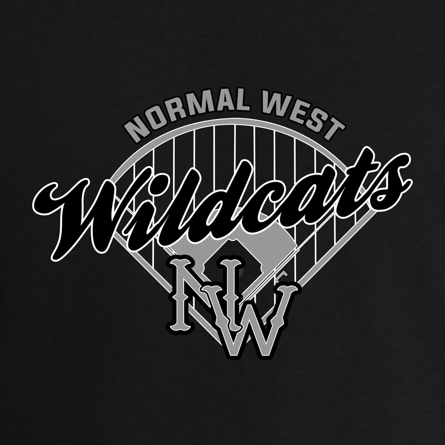 NCWHS Baseball CVC T-Shirt - Design A