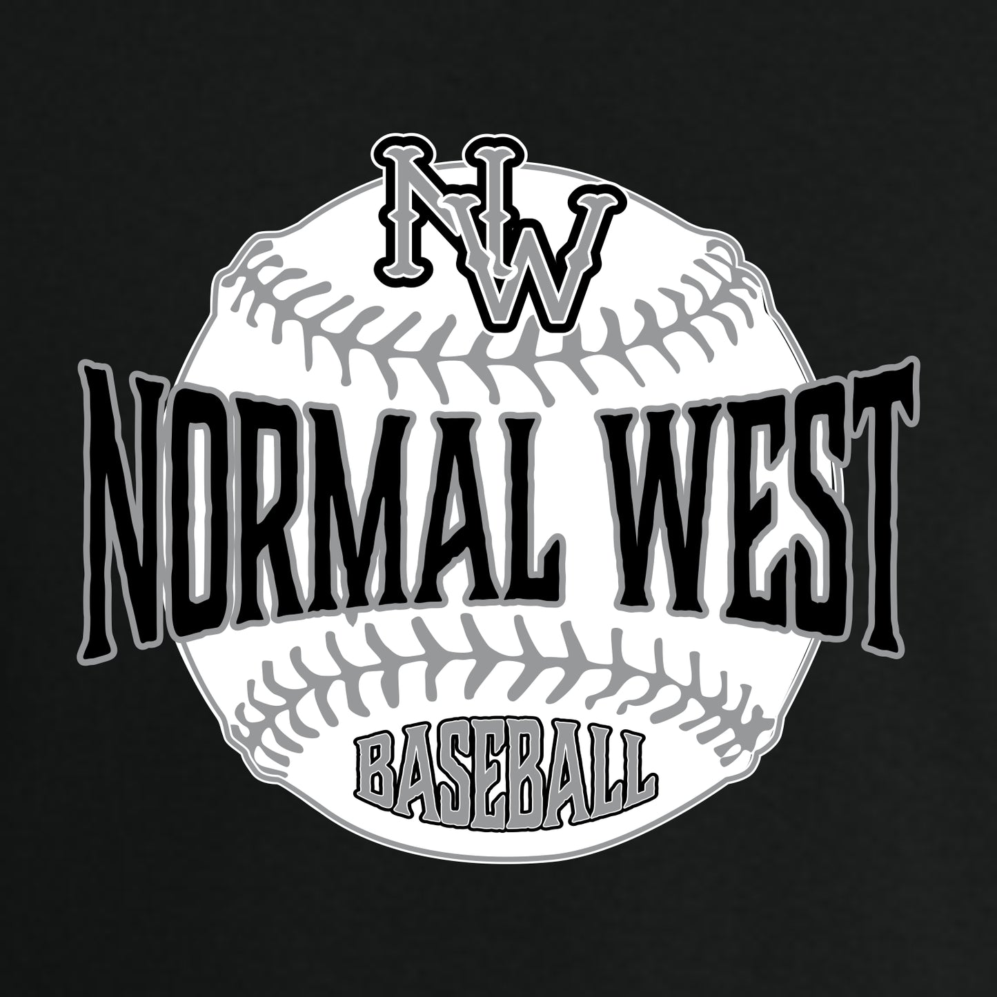 NCWHS Baseball Performance T-shirt - Design B