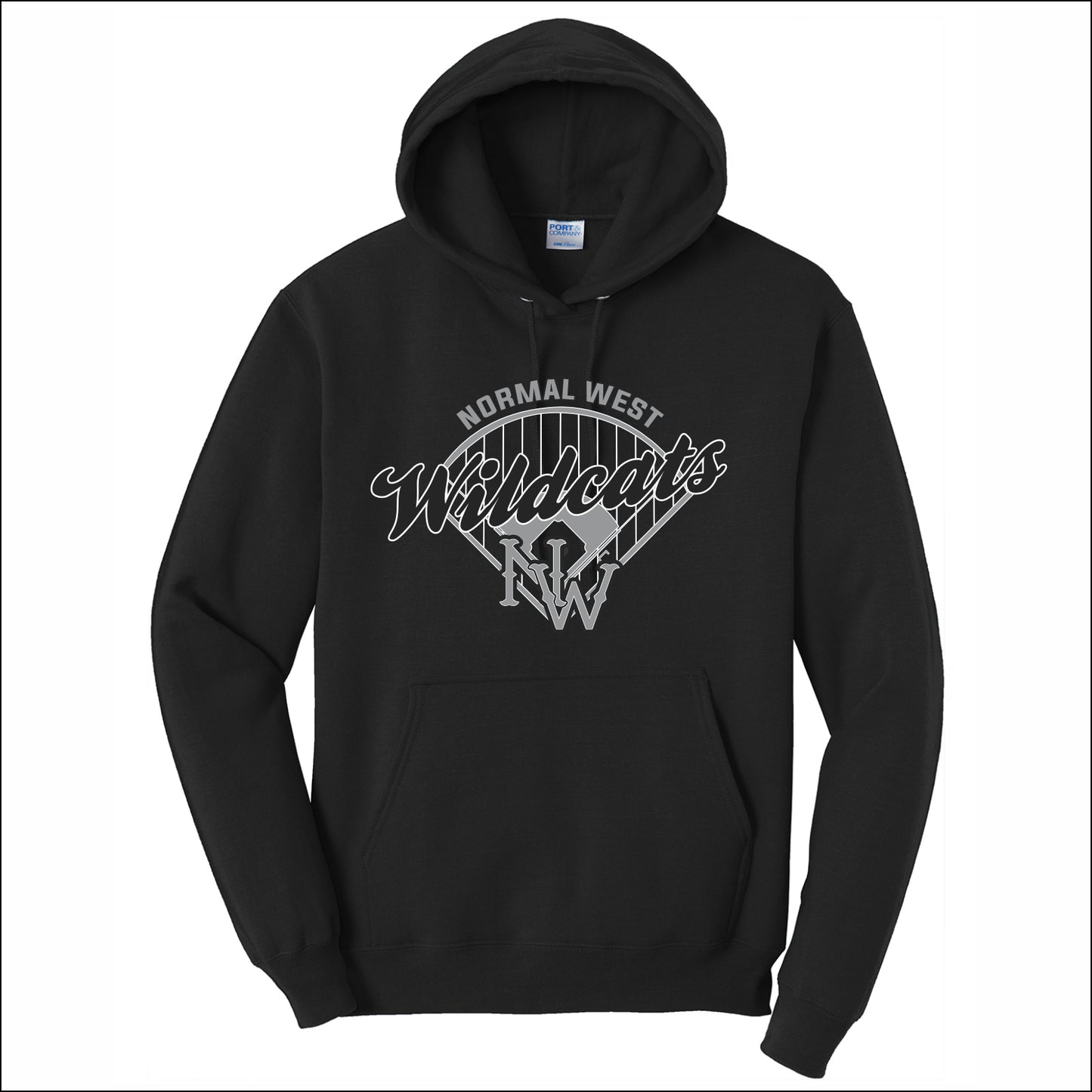 NCWHS Baseball Hooded Sweatshirt