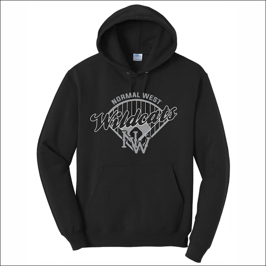 NCWHS Baseball Hooded Sweatshirt