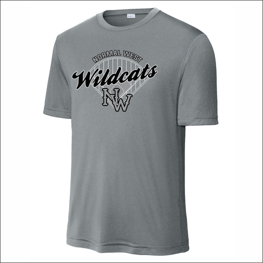 NCWHS Baseball Performance T-shirt - Design A