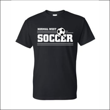 NCWHS Girls Soccer Short Sleeve T-shirt - Des. E