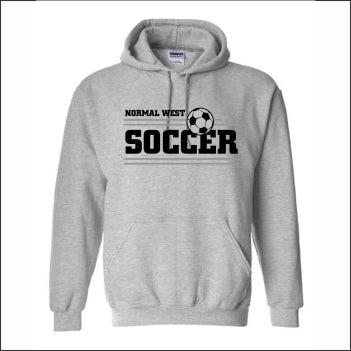 NCWHS Girls Soccer Hooded Sweatshirt - Des. E