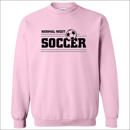 NCWHS Girls Soccer Crewneck Sweatshirt - Des. E