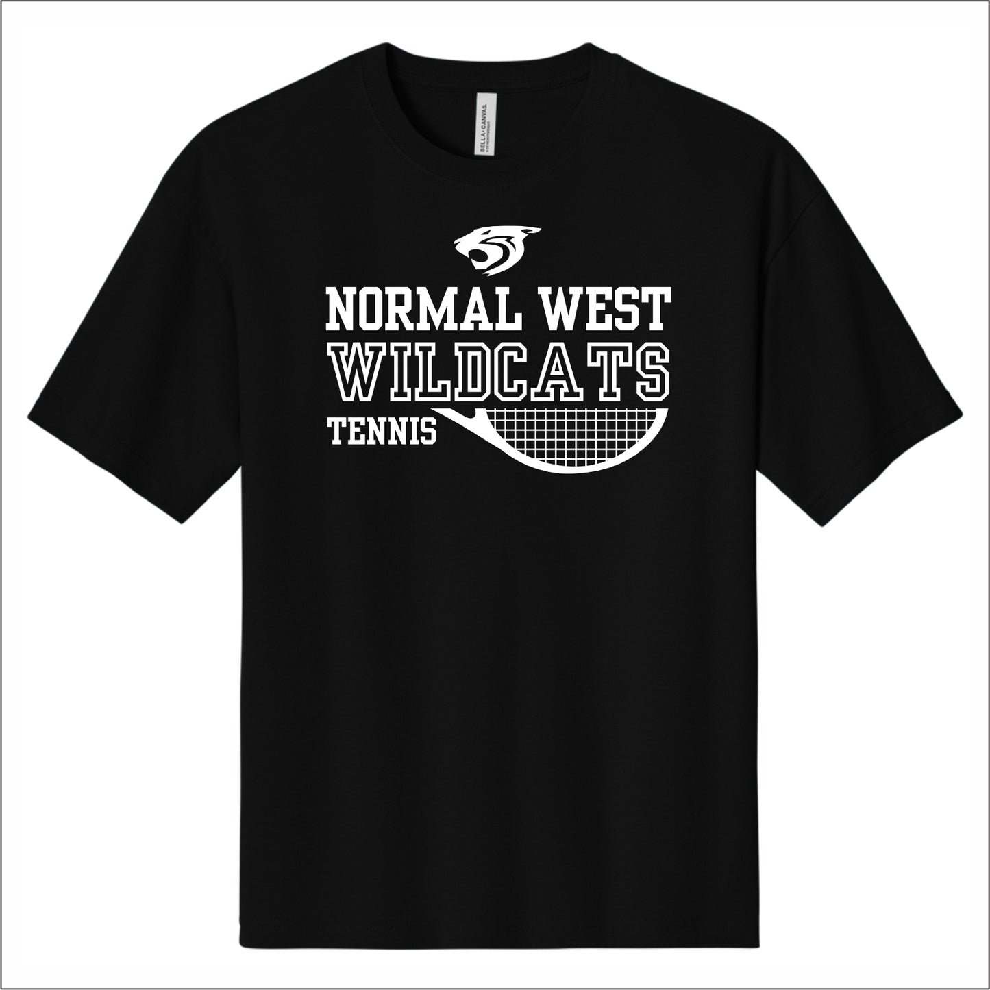NCWHS Girls Tennis Heavyweight Cotton T-shirt