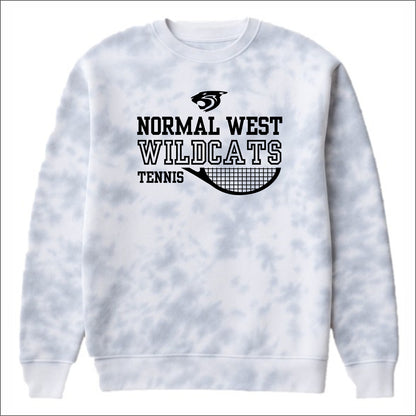 NCWHS Girls Tennis Tie-Dye Crewneck Sweatshirt