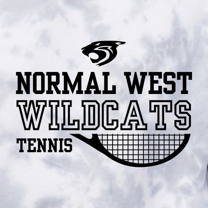 NCWHS Girls Tennis Tie-Dye Crewneck Sweatshirt