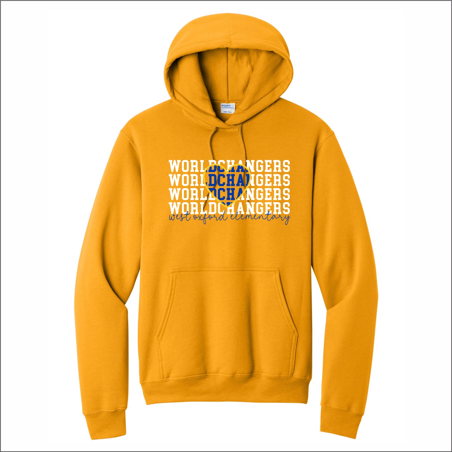 West Oxford Hooded Sweatshirt - Des. B