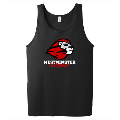 Westminster Volleyball Heathered Soft Jersey Tank Top