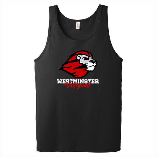 Westminster Volleyball Heathered Soft Jersey Tank Top