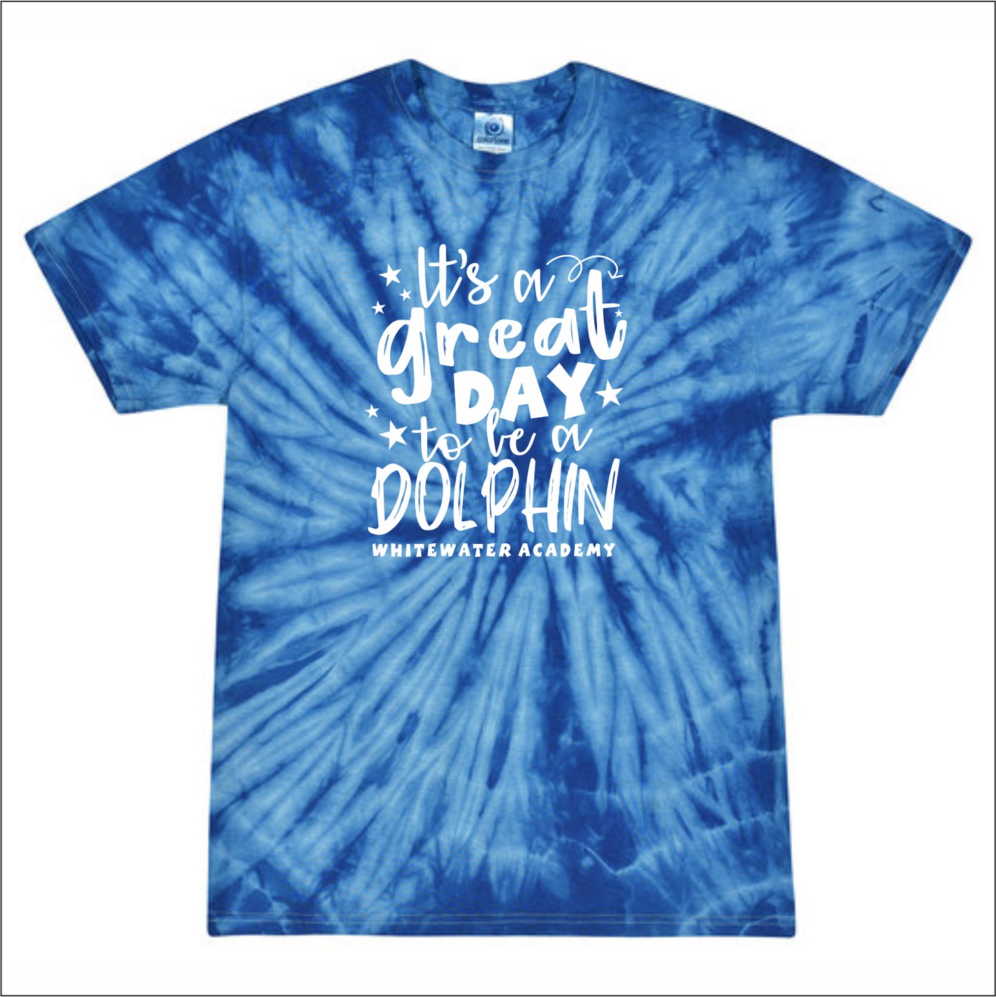 Whitewater Academy Tie-Dye T-shirt - Des. B