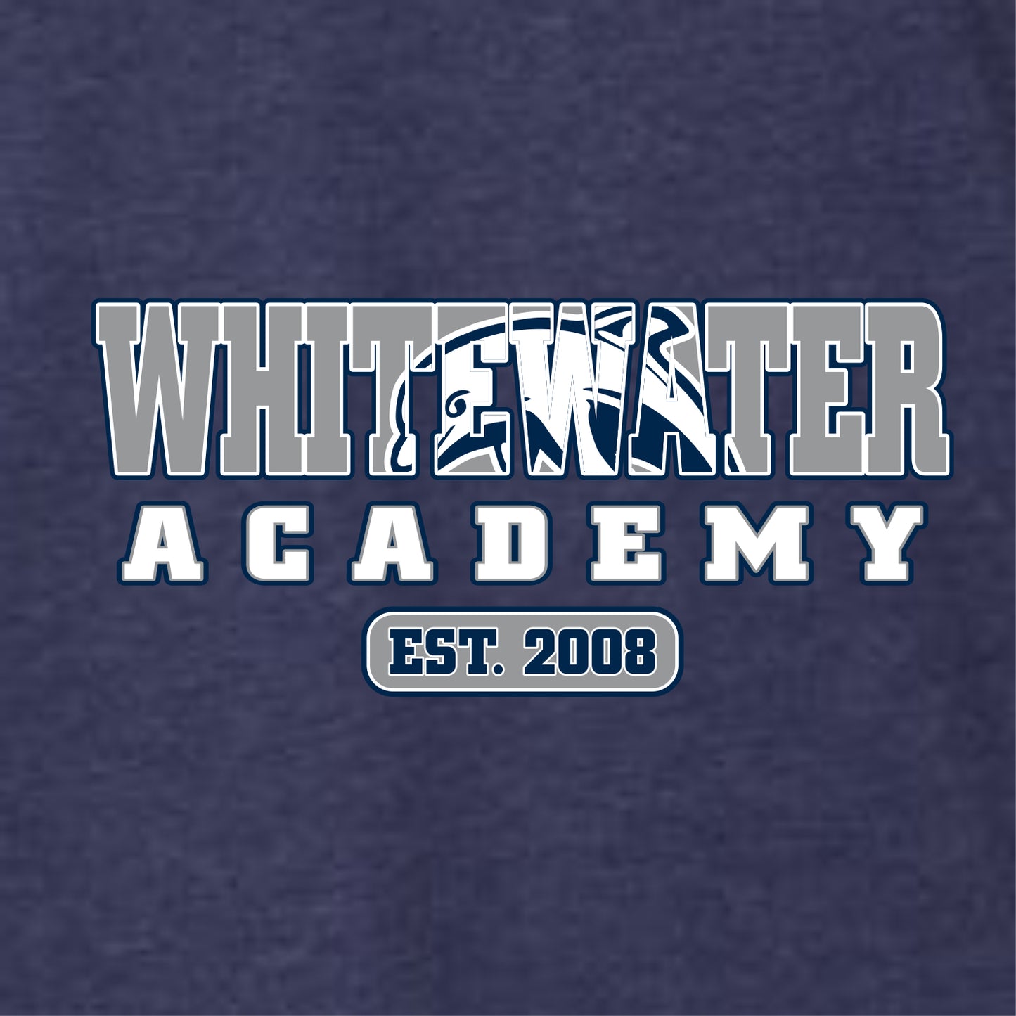 Whitewater Academy Vintage Football T-shirt - Des. A