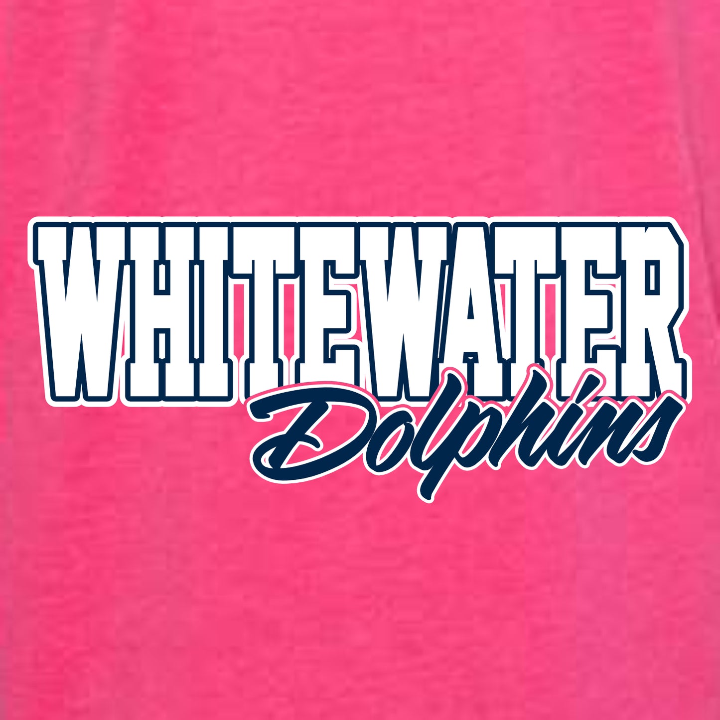 Whitewater Academy Vintage Football T-shirt - Des. B