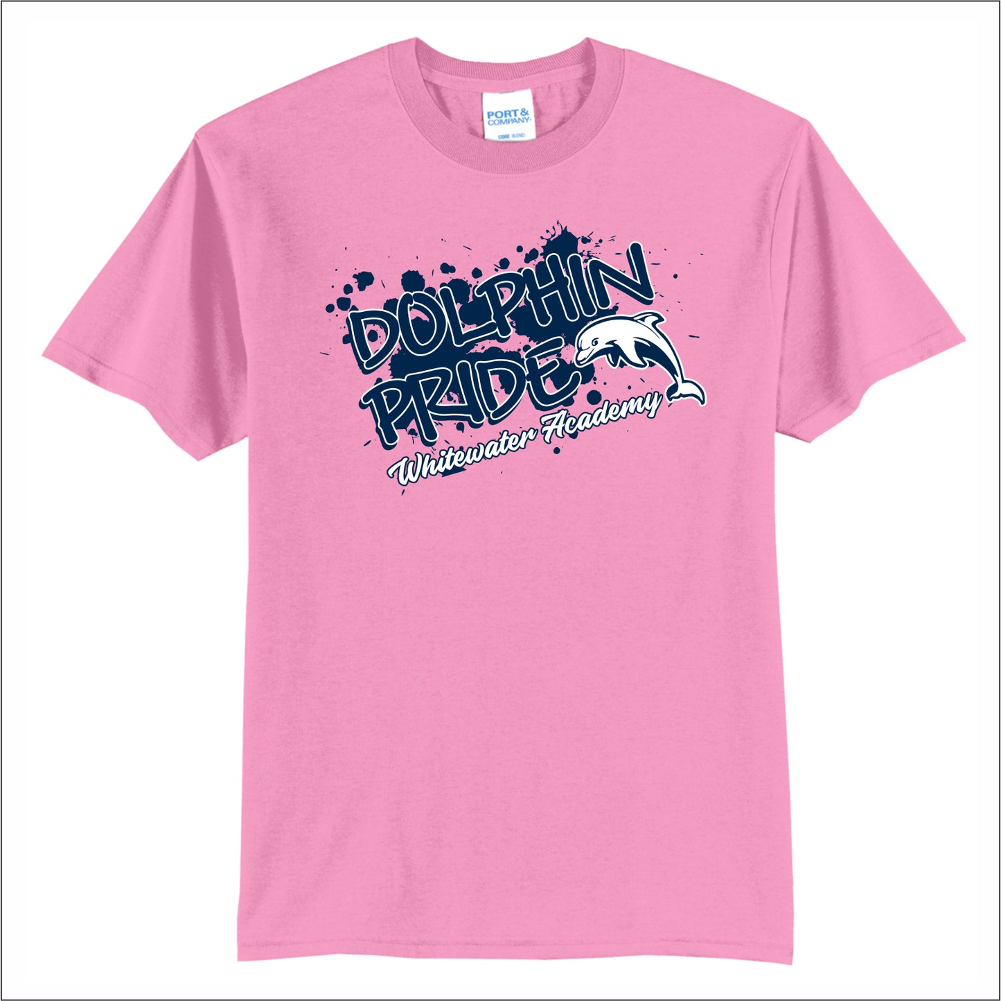 Whitewater Academy 50/50 Short Sleeve T-shirt - Des. A