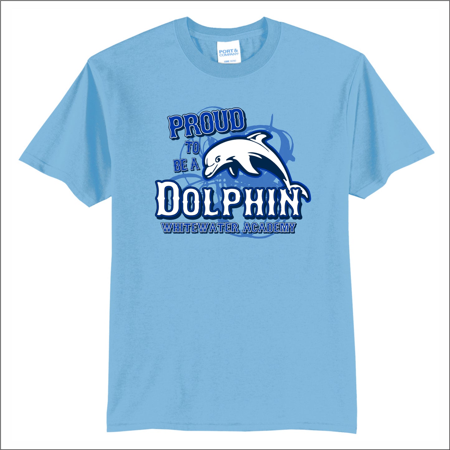 Whitewater Academy 50/50 Short Sleeve T-shirt - Des. B