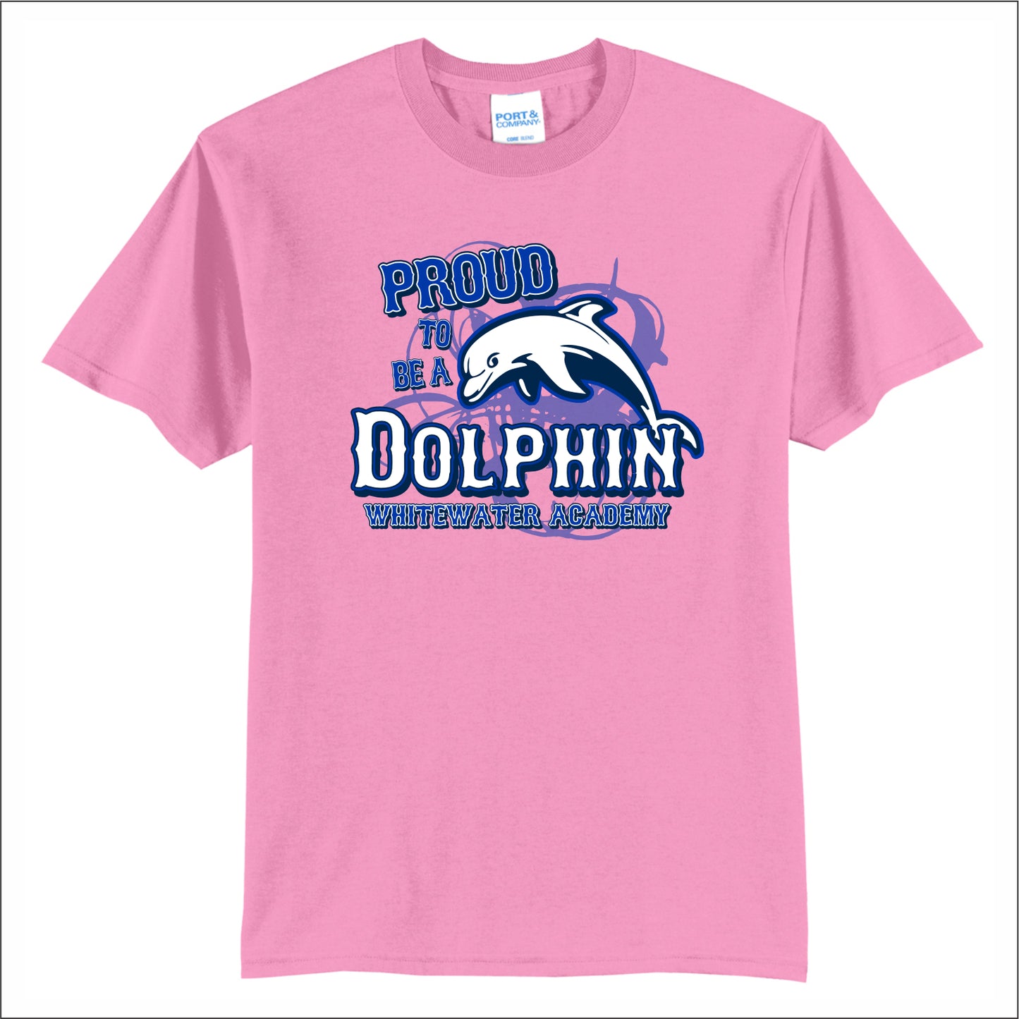 Whitewater Academy 50/50 Short Sleeve T-shirt - Des. B