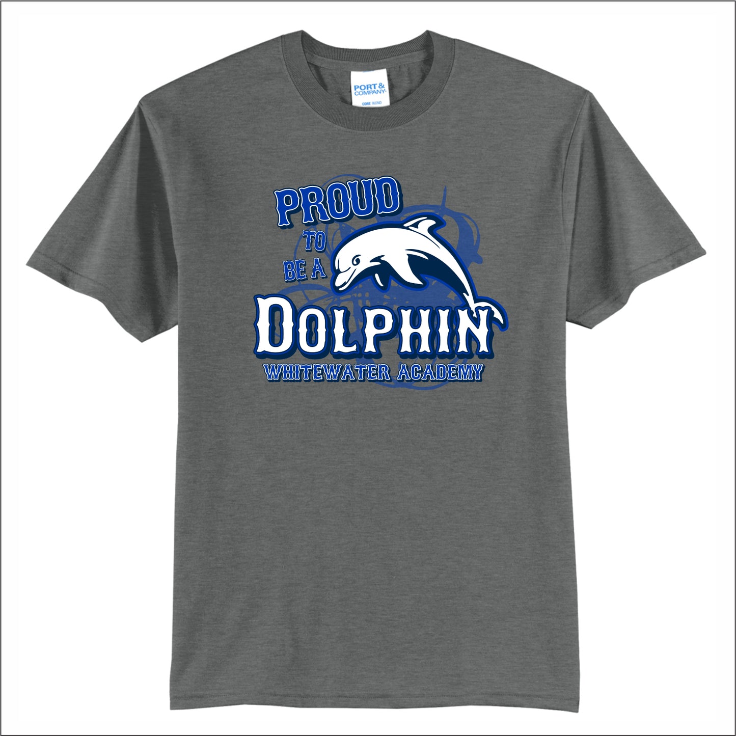 Whitewater Academy 50/50 Short Sleeve T-shirt - Des. B