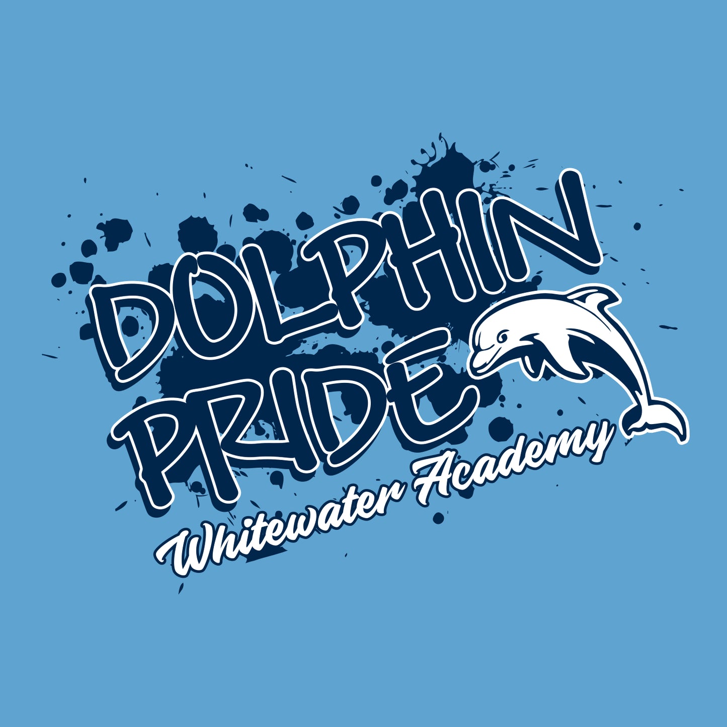 Whitewater Academy 50/50 Short Sleeve T-shirt - Des. A