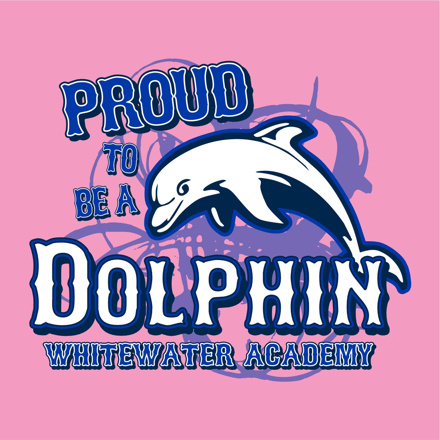 Whitewater Academy 50/50 Short Sleeve T-shirt - Des. B