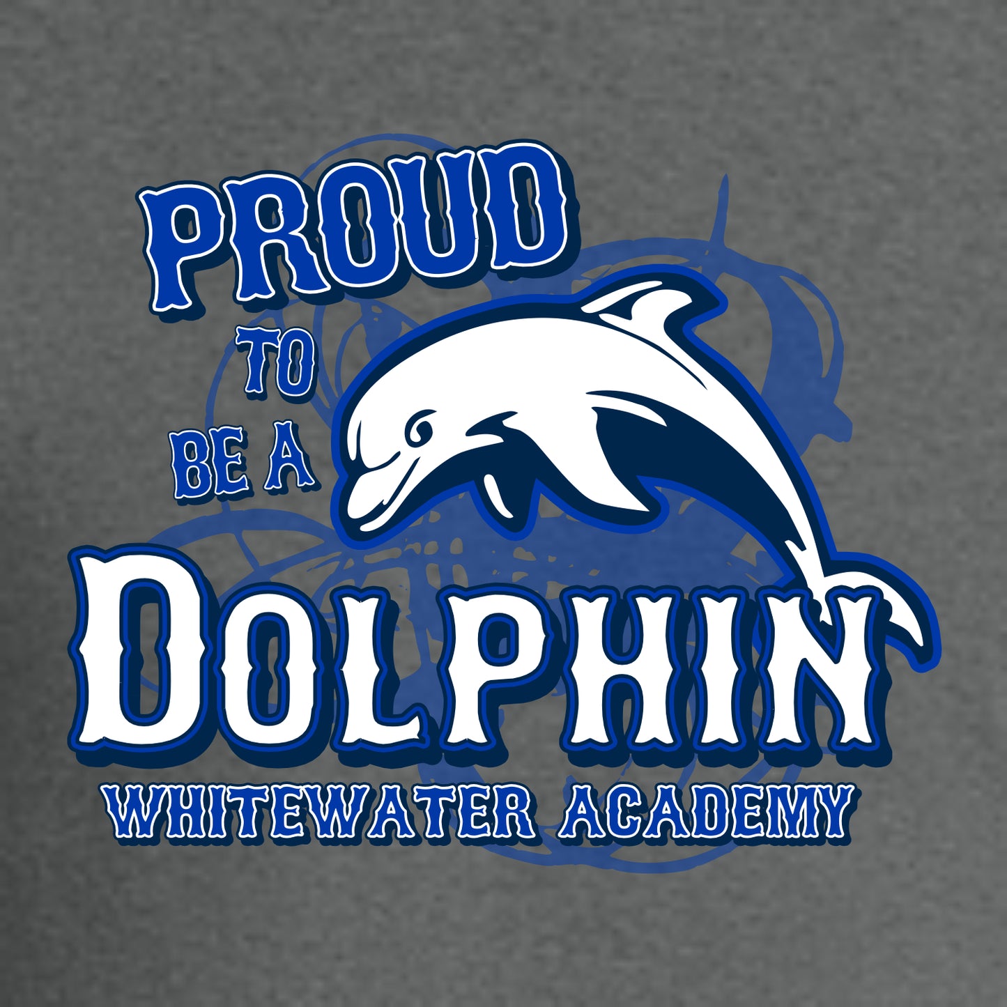 Whitewater Academy 50/50 Short Sleeve T-shirt - Des. B
