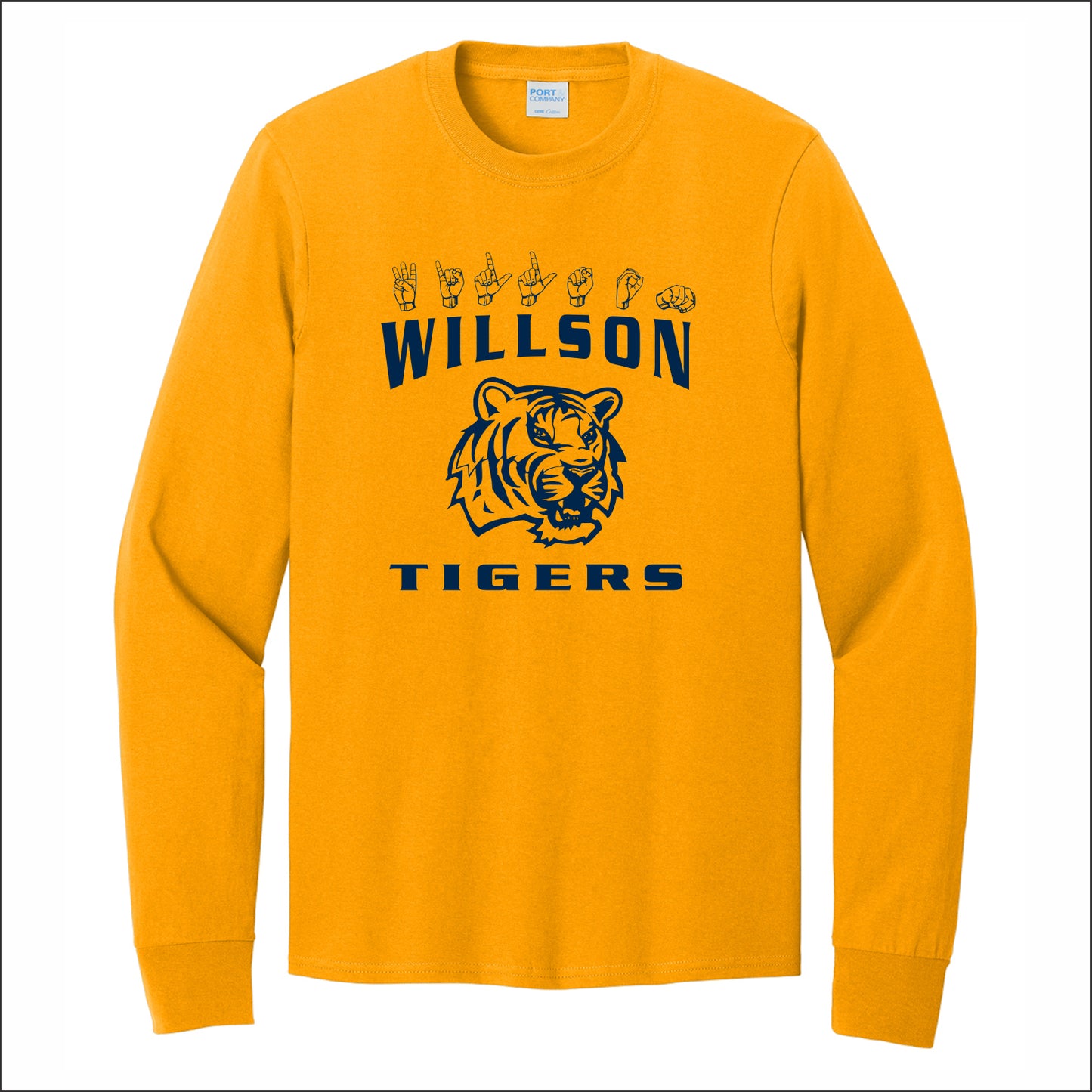 Willson PreK-8 Long Sleeve T-shirt - Design A