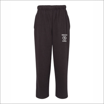 Winfield School Open Bottom Sweatpants w/pockets