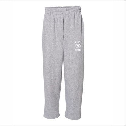 Winfield School Open Bottom Sweatpants w/pockets