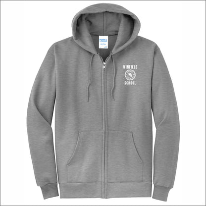 Winfield School Full-Zip Hooded Sweatshirt