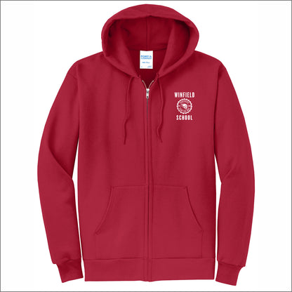 Winfield School Full-Zip Hooded Sweatshirt