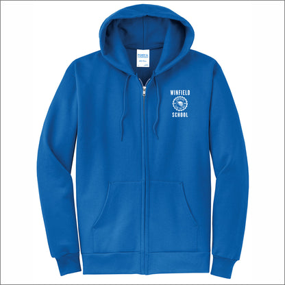 Winfield School Full-Zip Hooded Sweatshirt